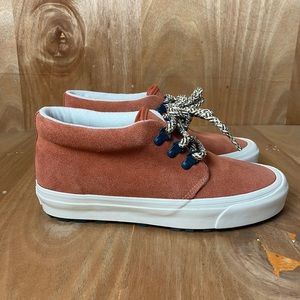 Vans Vault OG Chukka Sierra LX Autumn Glaze Orange Suede Skate Shoes Men's